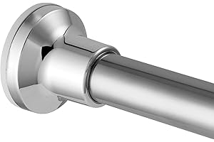 Adjustable and Extendable Shower Curtain Rod Tension Pole, 31-64 Inch Bathroom Curtain...