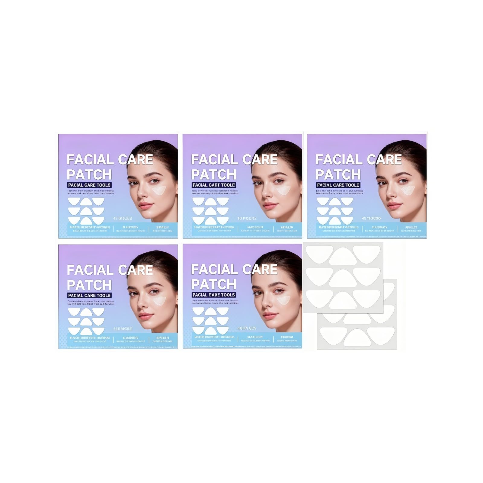 Face LiftIing Tape, unsichtbare Gesichtshebe-Patches, Gesichts-Make-up