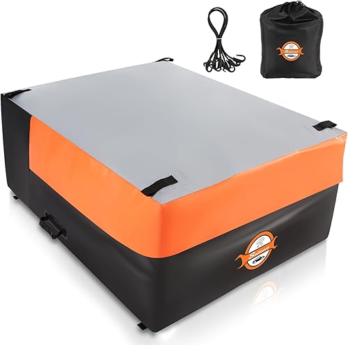 Sailnovo Bolsa de carga para caja de camión, bolsa de carga impermeable de 26 pies cúbicos para cama de camión, bolsa de carga de PVC resistente