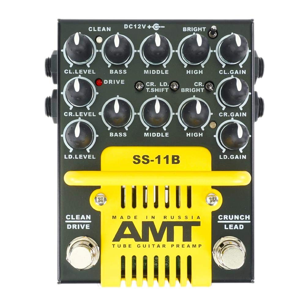 AMT SS-11B (Modern) - Preamplificatore per chitarra tubolare a 3 canali (2 tubi)