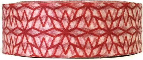 Wrapables Colorido Patrones Washi Masking Tape, Geo Stars