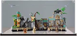 Display Box Compatible with Lego 77015 Golden Statue Ancient Te mpleDustproof Display Case, Model Collectibles Display Case (No Lego Model) (2MM(Mirror))