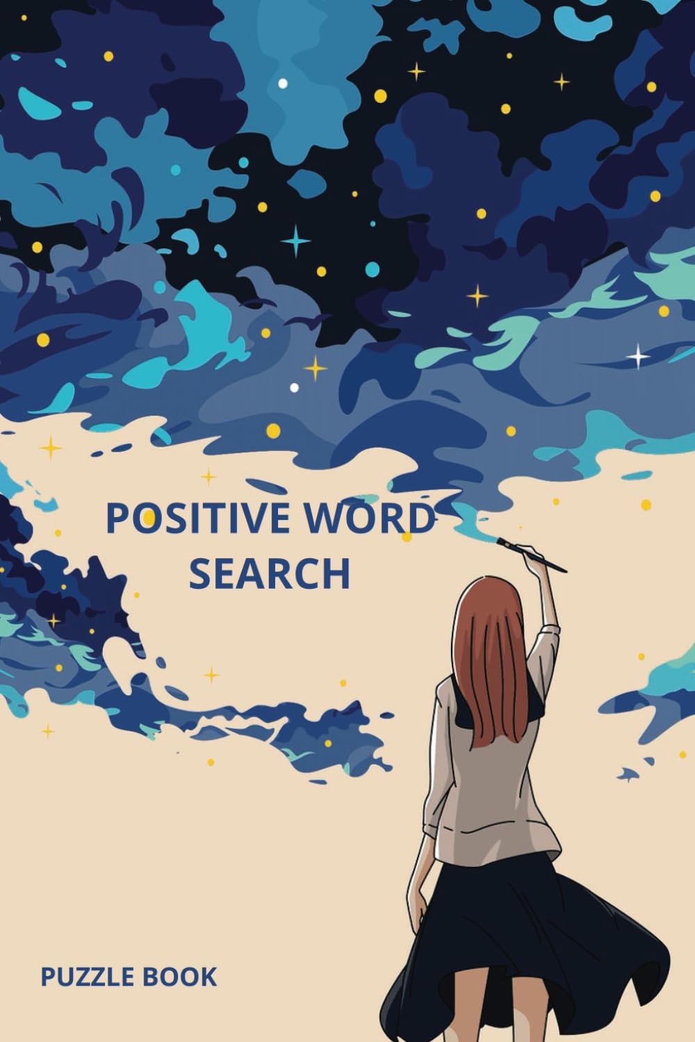 Positive Word Search & Reflection: Uplift Your Spirit with Puzzles, Affirmations, and Inspiration: 55x Empowering Word Puzzles, Reflection Prompts, ..