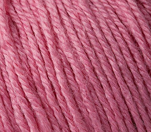 5 Pack - Gazzal Baby Wool 1.76 Oz (50g) / 218 Yards (200m) Fine Baby Yarn, 40% Lana Merino, 20% Cashmere Type Polyamide; (Pink - 828) - Image 3