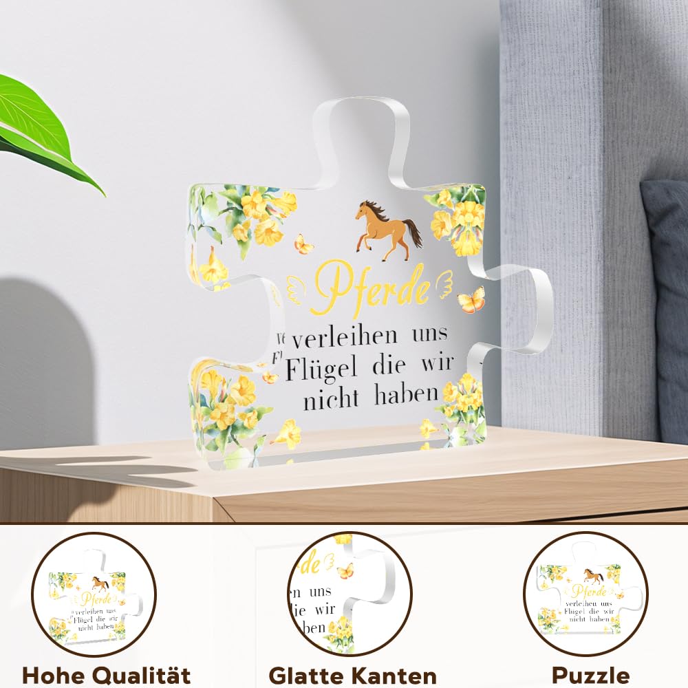 Pferde-Motiv Make-up-Spiegel Faltbar – Kompakt, Mit Vergrößerung, Geschenk Für Pferdeliebhaber