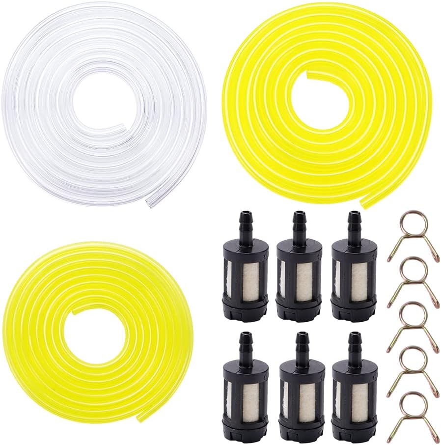 4x Benzinschlauch 1,2m - Kraftstoffschläuche Für Kettensäge & Rasenmäher