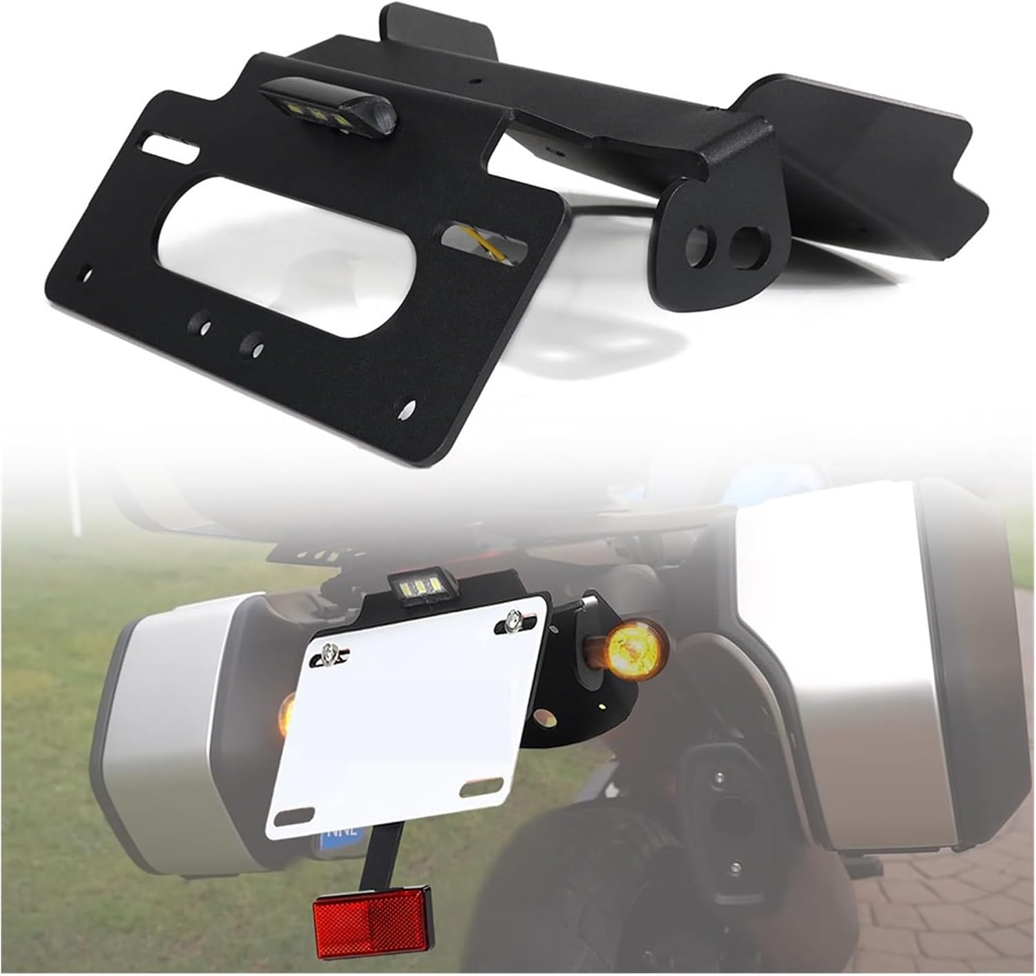 Special Rear License Plate Holder Bracket Light Tail Tidy Fender Eliminator Compatible with Harley Pan America 1250