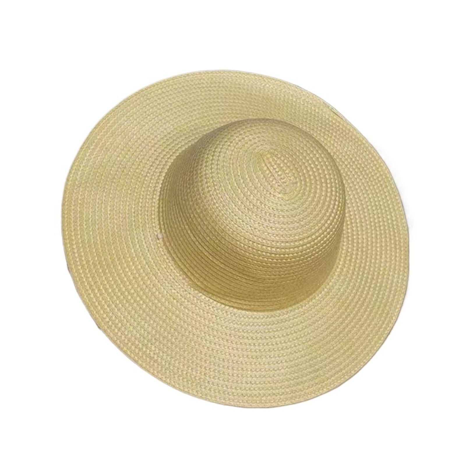 Chapeaux de paille protection solaire maximale et cordon anti-vent réglable