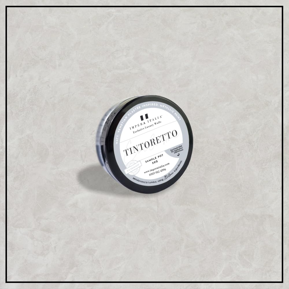 Impera Italia Po Tintoretto – Matt, Venetian Plaster Effect, Wall Paint Sample T. Includes 50G Of Paint - Covers 0.25Sqm - In Colour