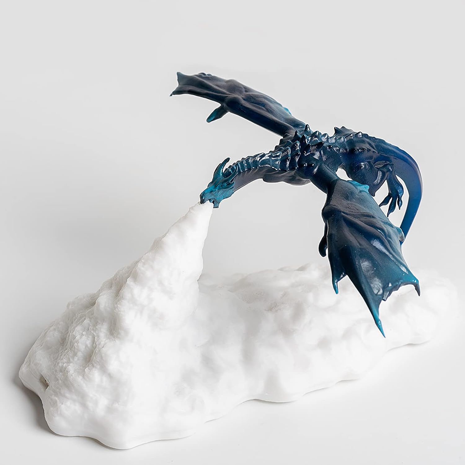 Sunallwell 3D Fire Breathing Night Light Dragon, 3D Printed LED Ice