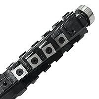 Vista 8 de FOXBC Cabezal de corte helicoidal en espiral de 13 pulgadas para cepilladora DeWalt DW735 DW735X