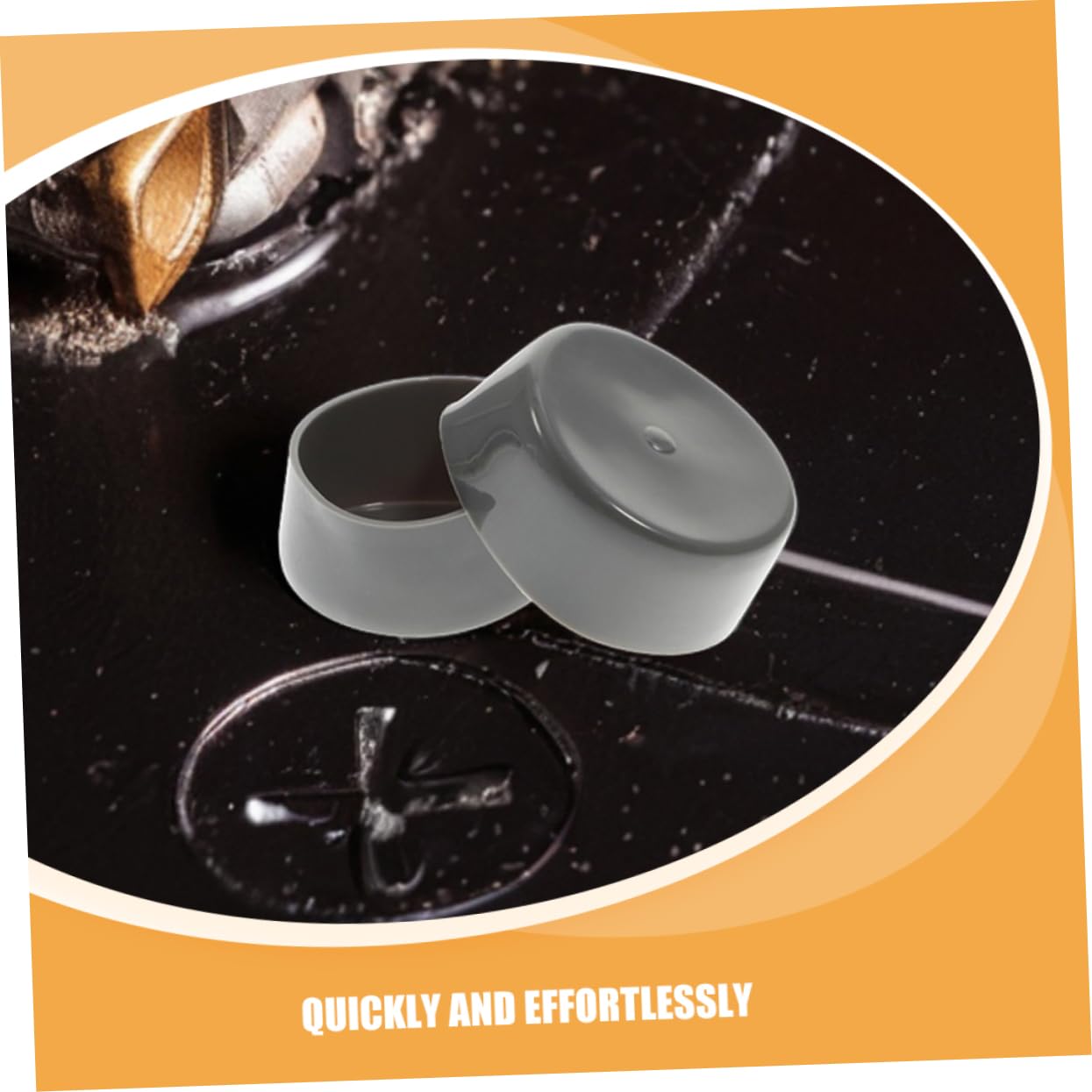 6pcs Rubber Bearing Dust Covers Trailer Grease Caps for Trailer Wheel Hub Easy Install Axle Fitment