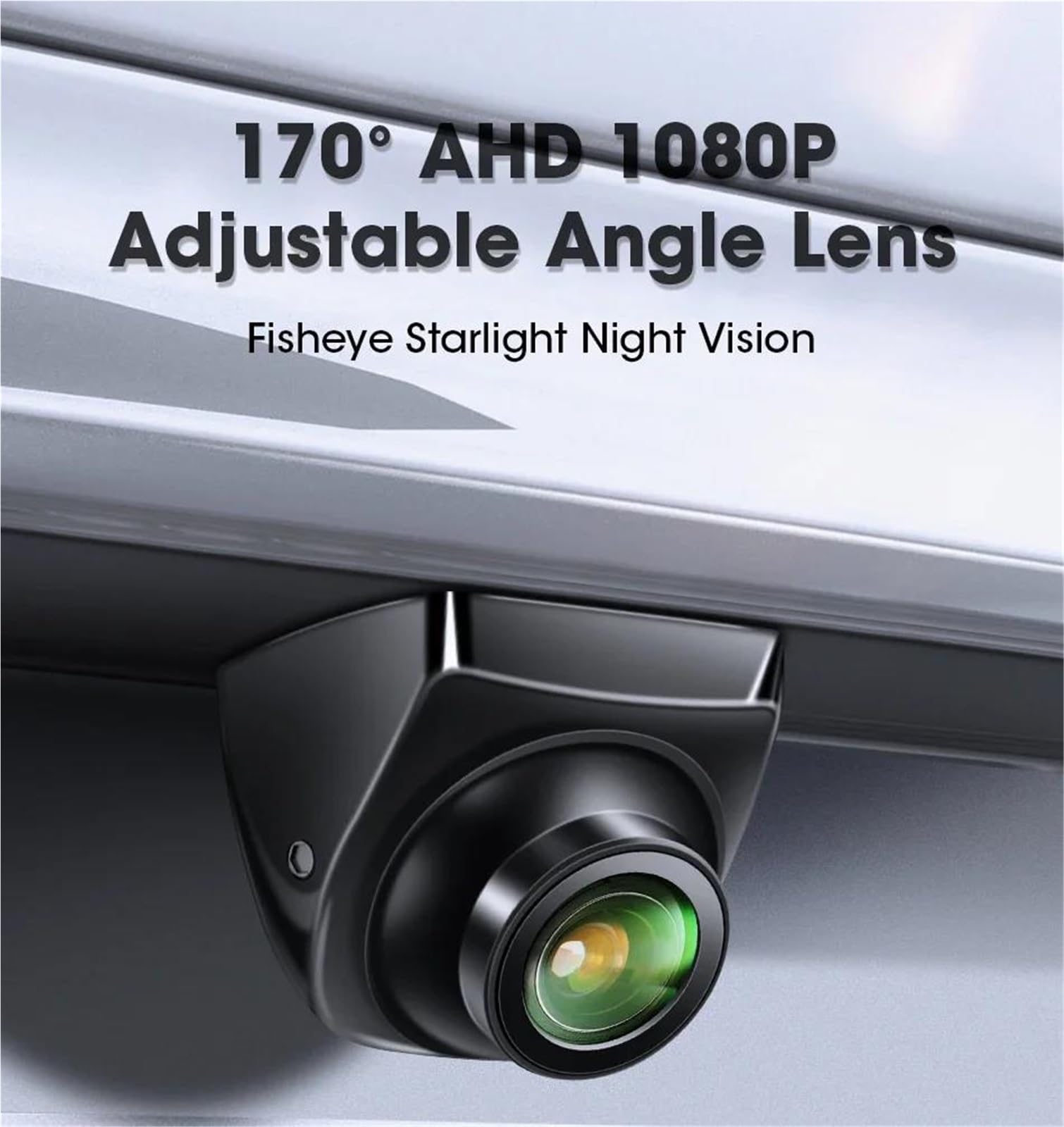 Zamiennik kamery cofania do tylnej kamery samochodowej AHD 1080P Vision IP68 wodoodporna 170 szerokokątny obiektyw rybie oko uniwersalny zapasowy obiektyw parkowania 720P D (480P (B))