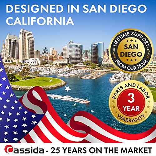 Cassida 9900R Premium Bank-Grade Money Counter Machine - Mixed Denomination & Multi-Currency - Advanced Counterfeit Detection - 3-Year Warranty - Usa-Based Support #TOP3