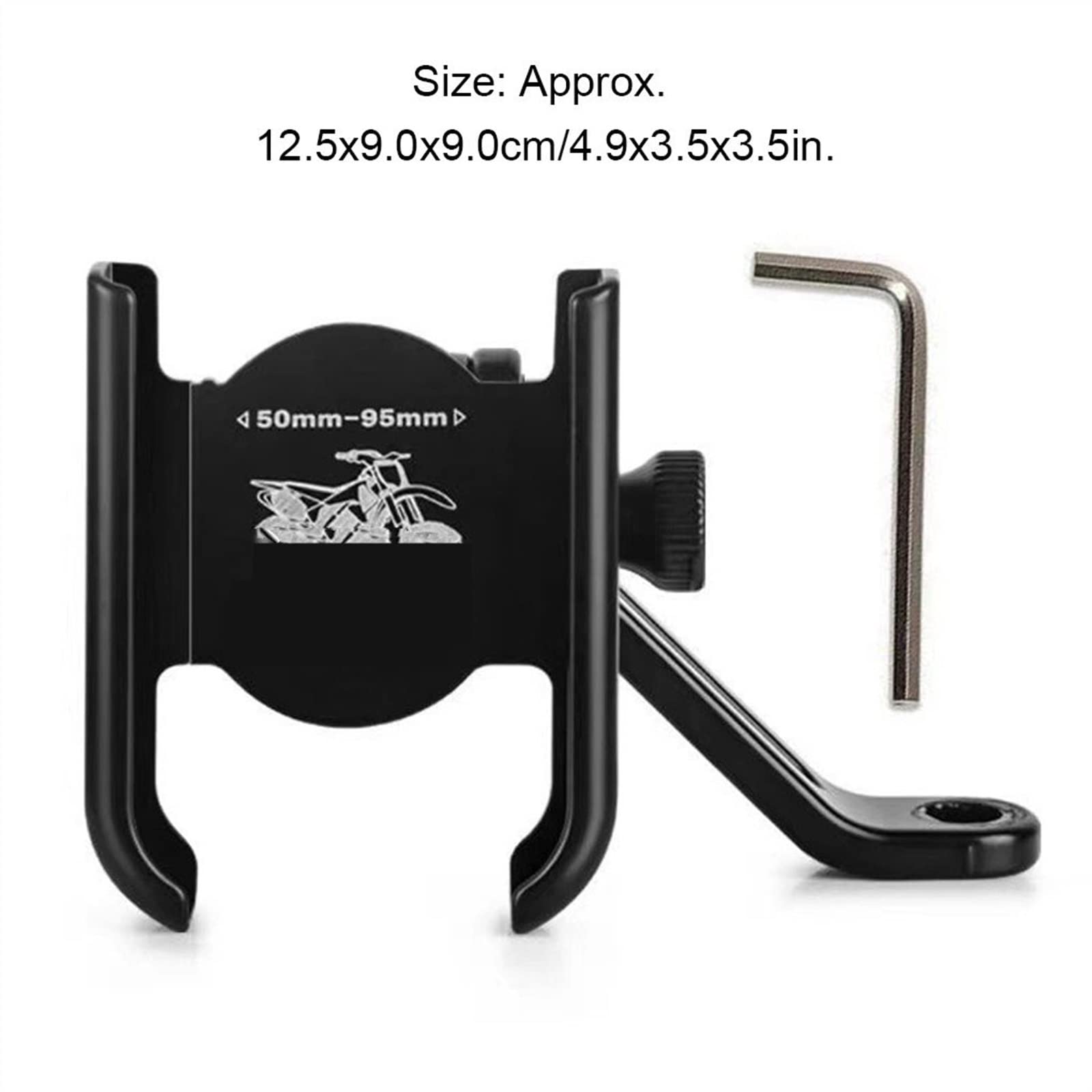 Supporto Per Telefono Moto Scaffale Di Fissaggio Manubrio Retrovisore Staffa Fissa Staffa Di Navigazione GPS Parti Di Modifica Moto Staffa navigazione GPS
