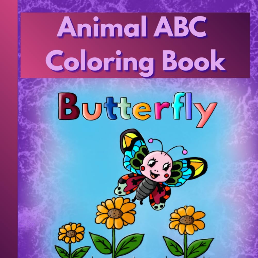 Animal ABC Coloring Book: Coloring Pages for Education - Animals and Alphabets for Preschool Children Ages 3 - 7