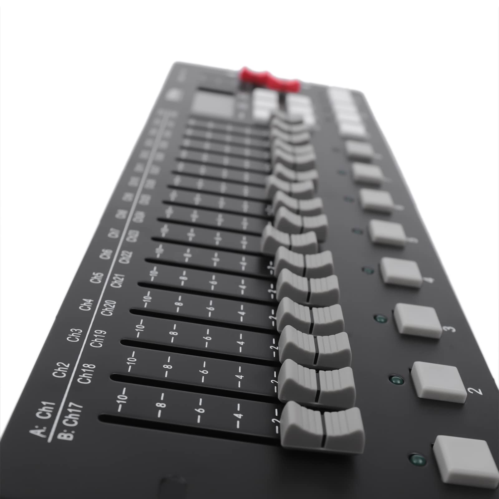 DMX, controller Dmx, 256 canali, con indicatore LED HD, connettore 3 in 1, Dmx Pult DJ Equipaggiamento, mixer luce per DJ, palcoscenici, discoteche, discoteche, feste, matrimoni
