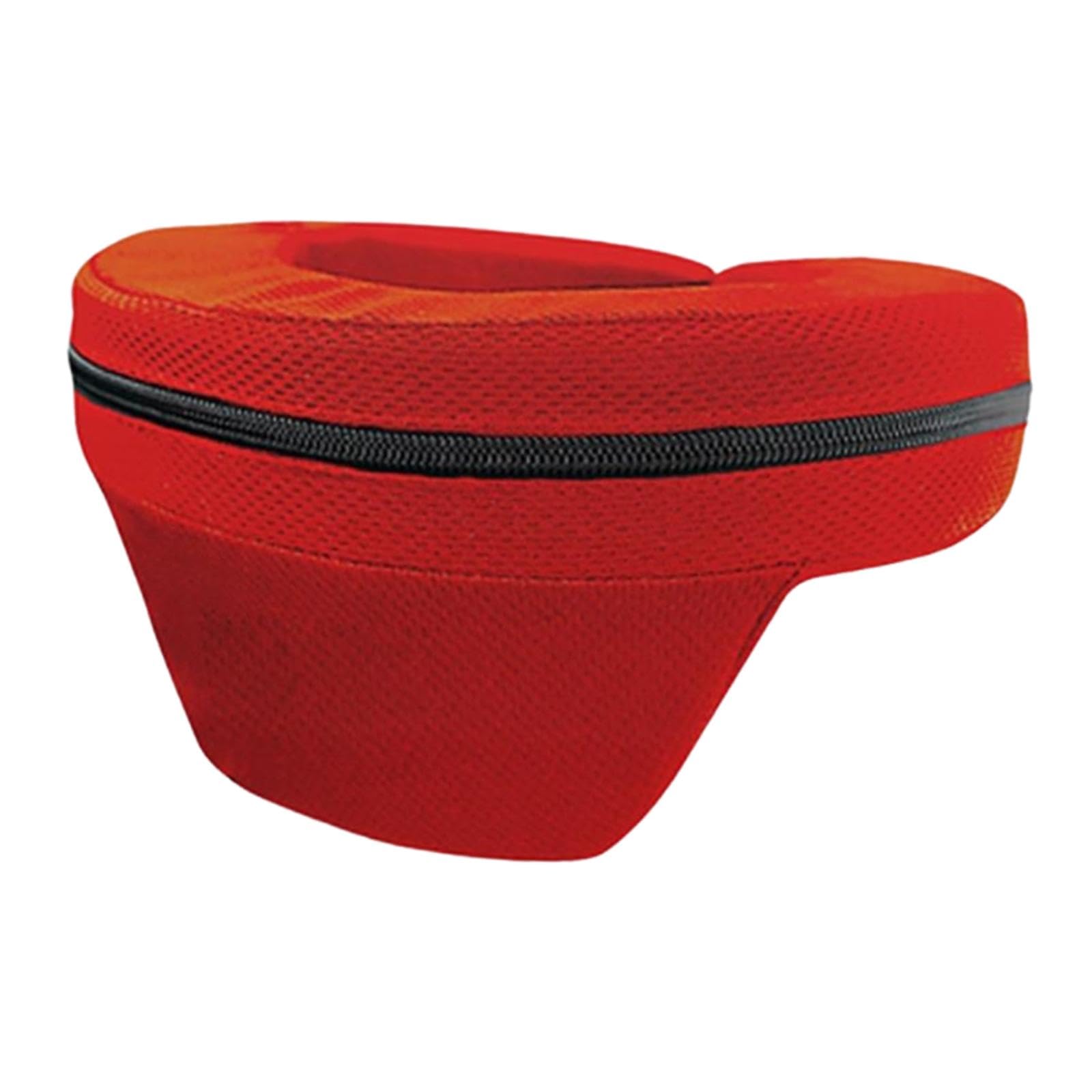 F Fityle Protezione per il collo del, protezione per il collo, accessori multiuso, assorbimento degli urti per giochi su circuito, esercizi e, Adulto Rosso