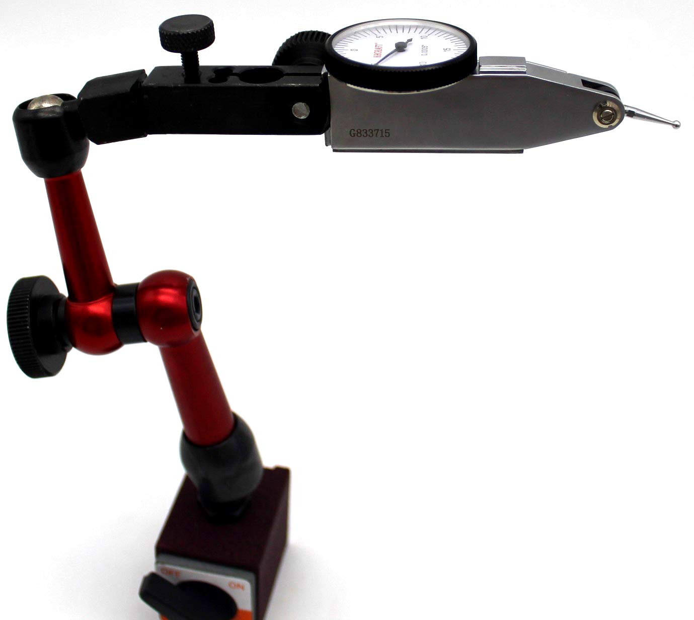 Mini Magnetic Base Indicator Holder 50lb 3D for Dial Indicator or Test Indicator with Fine Adjustment