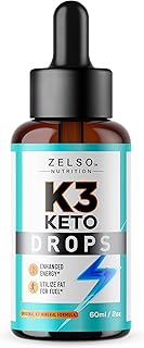 K3 Keto Drops for Weight Loss - Fat Burner & Metabolism Booster | Advanced Keto Carb Blocker & Appetite Suppressant | Lose Weight Fast for Men & Women | Made in USA | 2 fl oz, 30 Day Supply