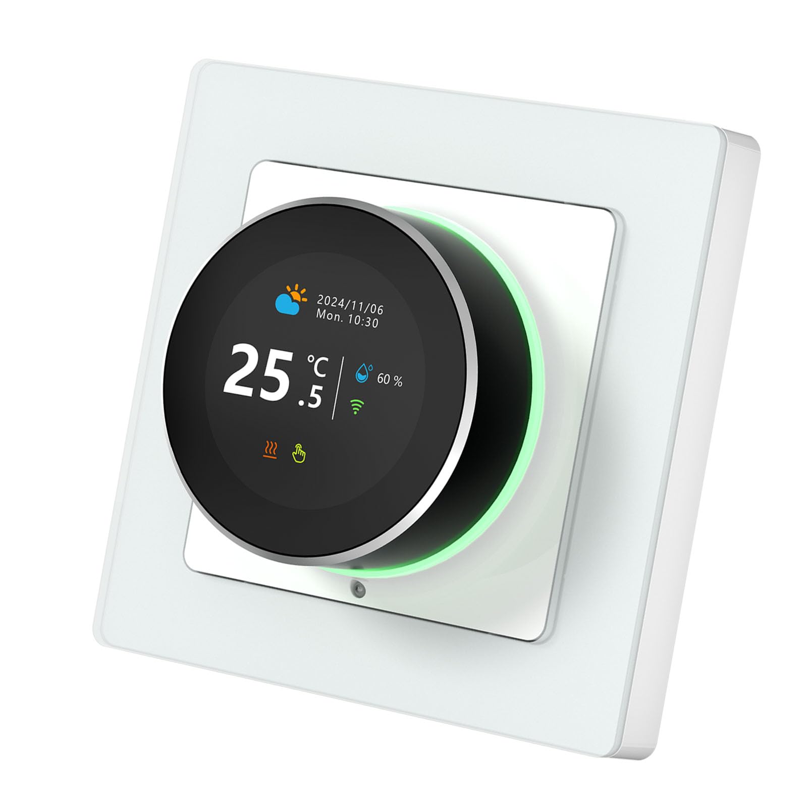 Ejoyous Termostato Intelligente per Scaldabagno, Regolatore di Temperatura WiFi con Programmazione Programmabile e Controllo Vocale per il Riscaldamento Domestico