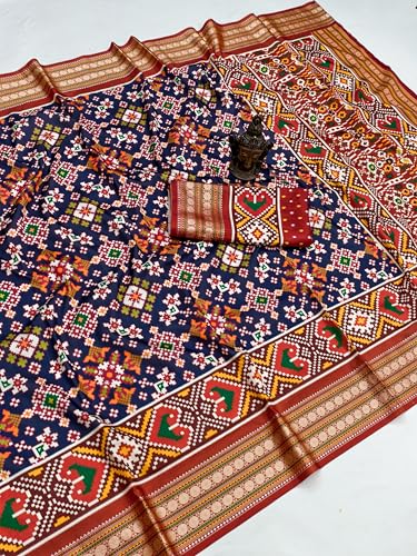 Image of SATIKA VASTRAM Tussar Silk Saree Solid Design Pure Soft Thread Weaving Contrast Border And Rich Pallu With Blouse Piece