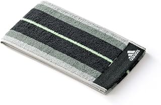 adidas(アディダス) アクセントカラー タオルマフラー ブラック 部活 ジム 綿100％ 06-1405100 約15×110cm