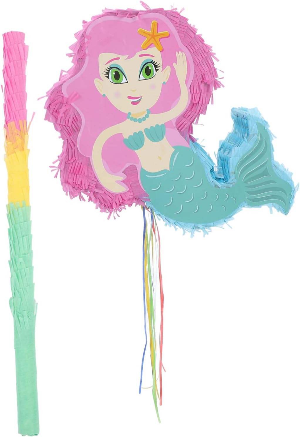 Cabilock 1set Mermaid for Birthday Party Decorations Charming Mermaid Theme with Stick Fun Game for Boys and Girls Versatile for Pool Parties Events for Girls Celebrations