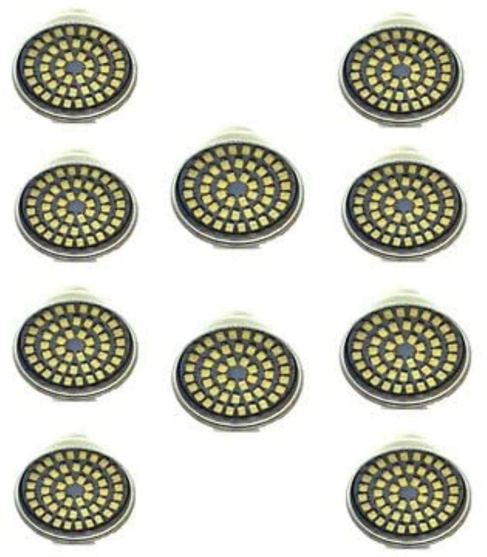 Ampoule GU10 LED MR16 aluminium blanc chaud pack 10