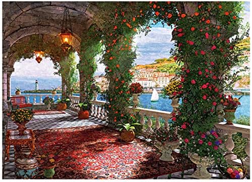 Youmymine Jigsaw Puzzles 1000 Pieces Puzzles for Adults Kids Micro-Sized Puzzles Personalized Gift Paper Painting Jigsaw Puzzles (A, 1000 Pieces)