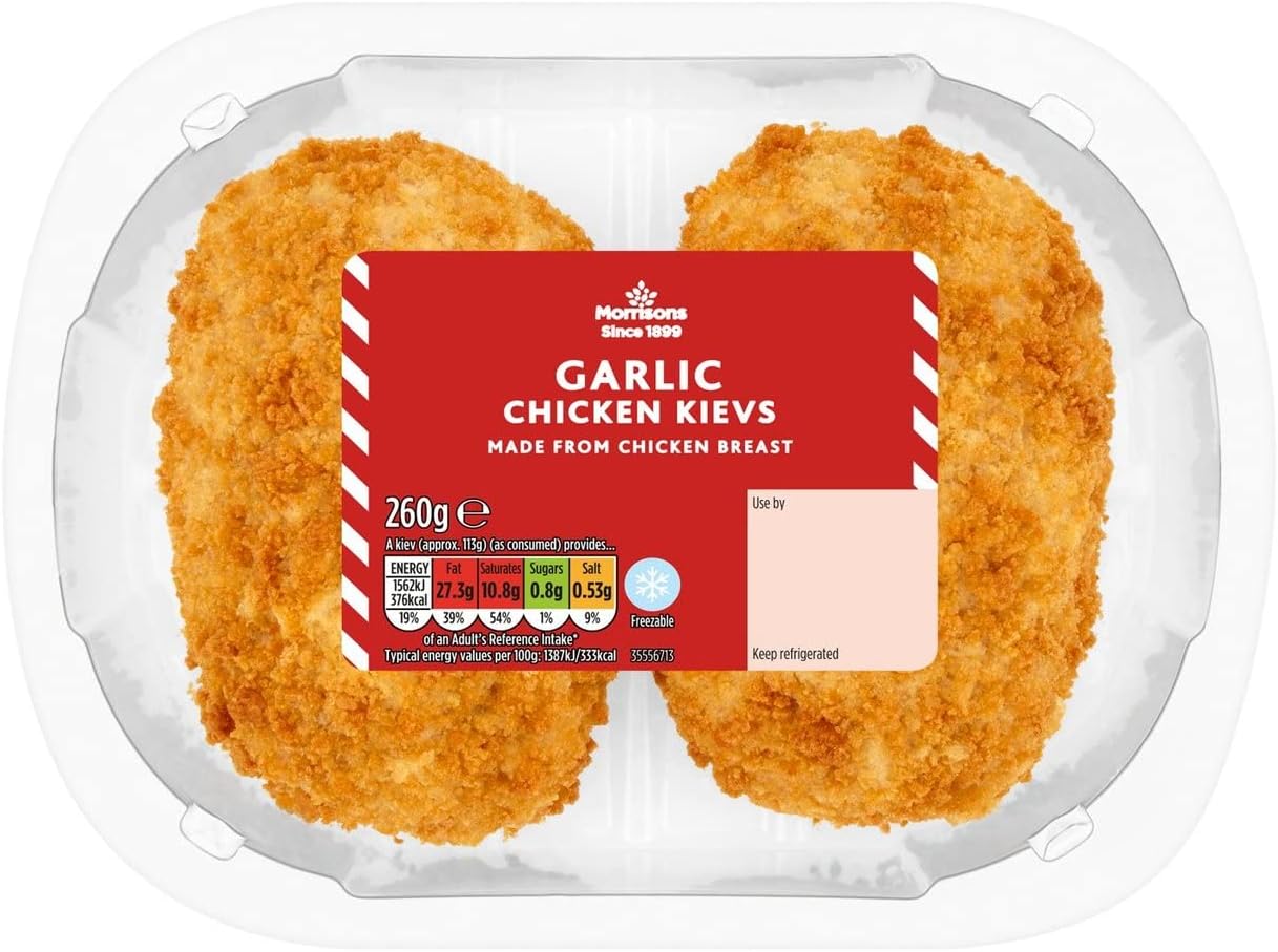 Morrisons Garlic Chicken Kievs, 260 g