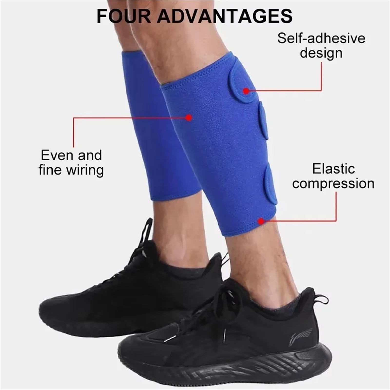 Rodillera Compresion 1 pieza de espinillera deportiva ajustable, calentadores piernas, manga for ciclismo, fútbol, ​​baloncesto, levantamiento pesas