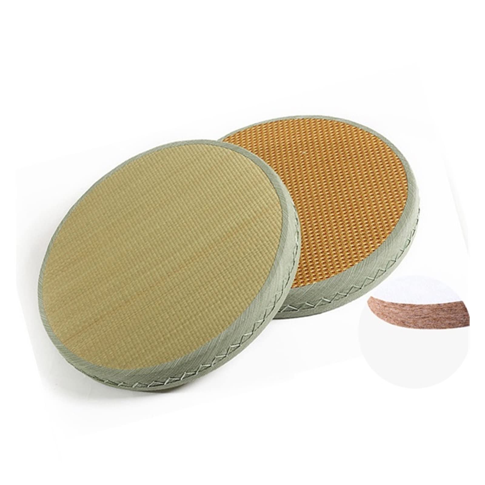 Coussin Tatami Siège Décoratif Rond pour Soulager le Dos