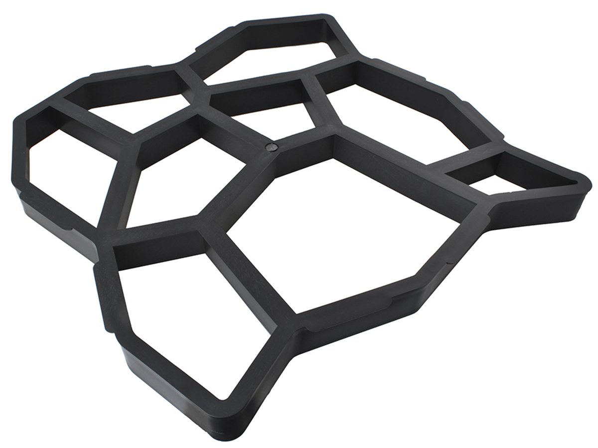 Iso Trade Paving stone mould – cobblestones Medium Paving Concrete Stepping Stone Mould Molds Stones Slabs Garden Patio Driveway Pathmate Pavement Mold Paving Concrete 5174 marca