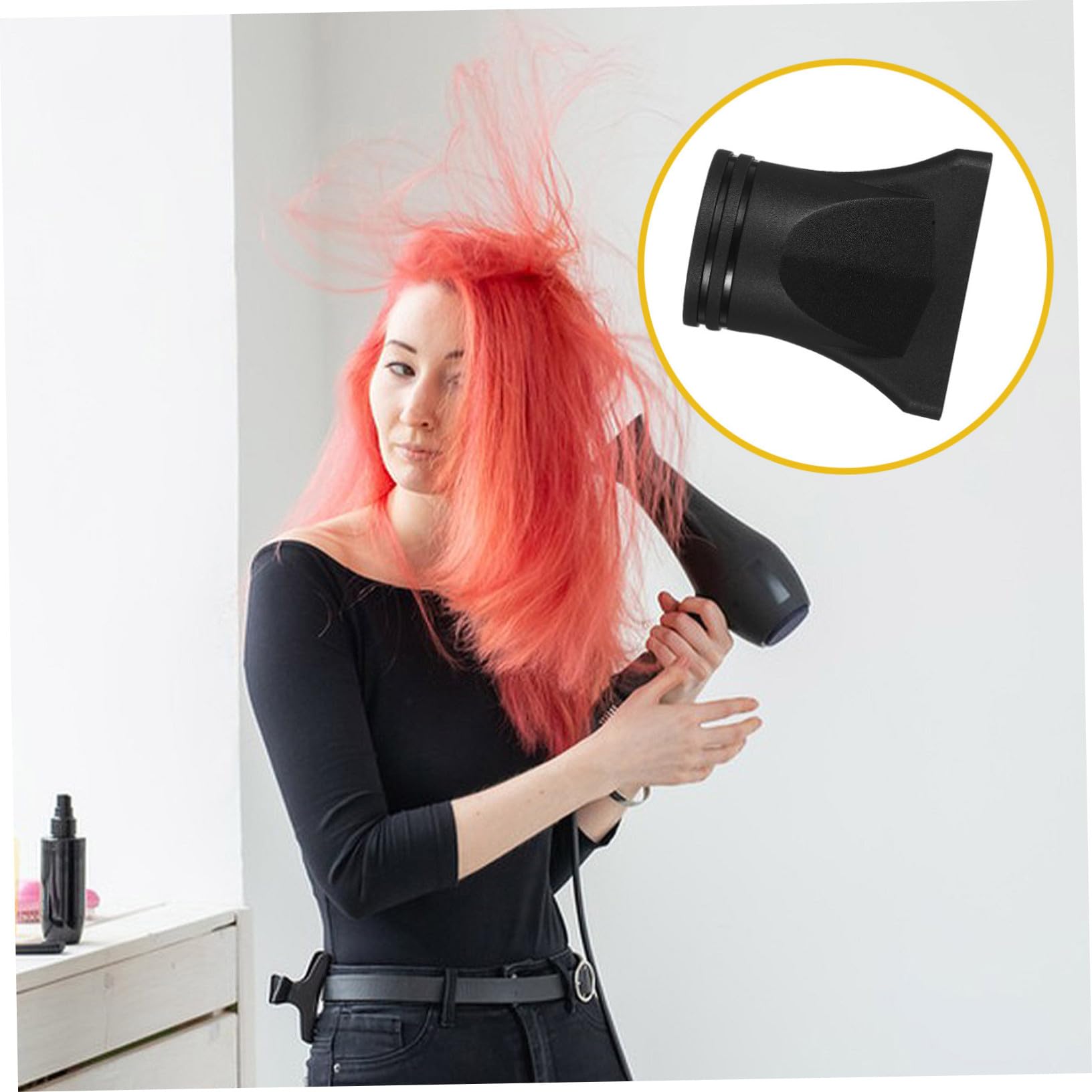 Mikikit 20 Pezzi Ugelli per Asciugacapelli Concentratori Professionali Beccucci Stretti per Styling Compatibili Maggior Parte degli Asciugacapelli per Domestico e Salone