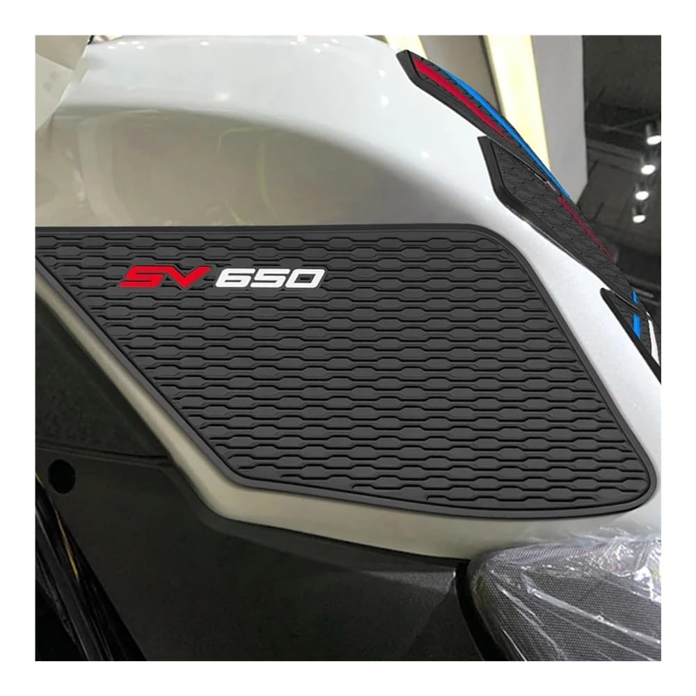 Moto Protection réservoir Coussin pour SV650 SV650X Sv650 Moto Accessoire Réservoir De Carburant Tampon Autocollant Traction Antidérapant Côté