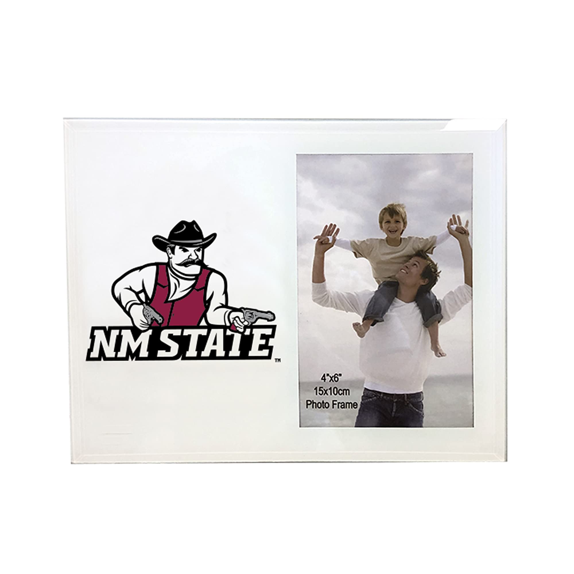 The Fanatic Group New Mexico State Aggies 4 x 6 Glass Photo Frame