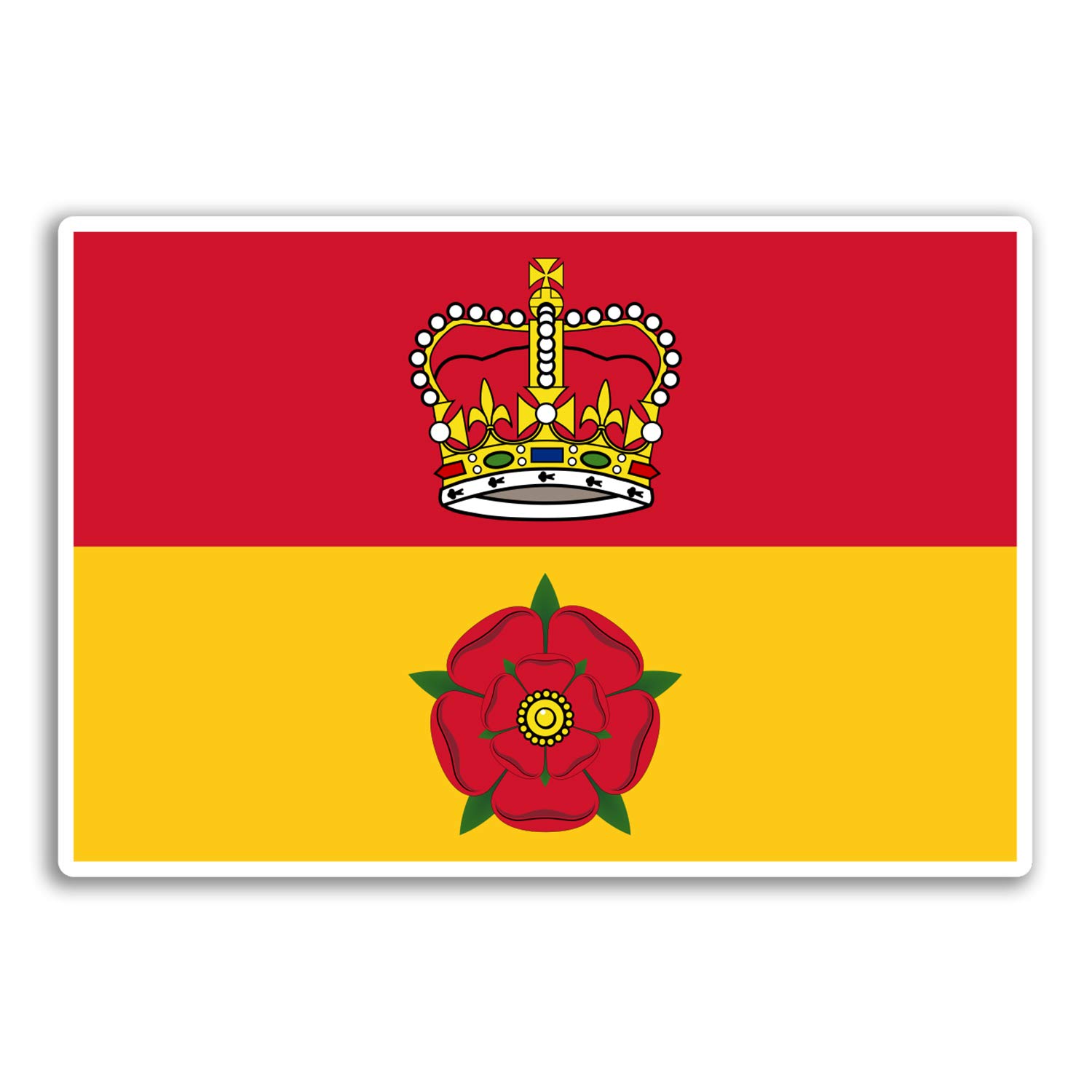 2 x 10cm Hampshire UK GB Vinyl Stickers - Travel Sticker Laptop Luggage #32824 (10cm Wide)
