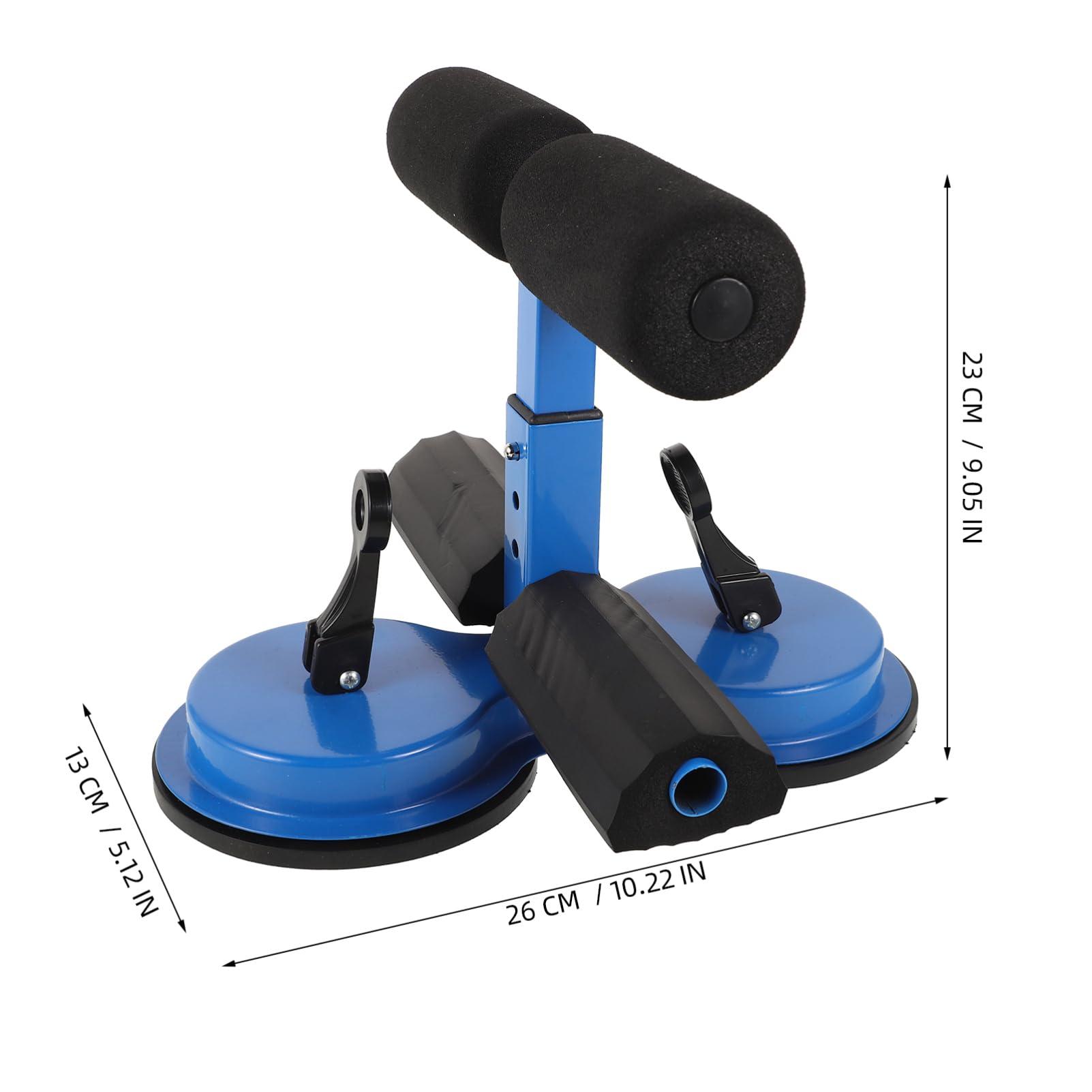 POPETPOP Ab Exercise Equipment Home Workout Machine Strap Sit up Suction Cup Sit up Bar Stretch Trainer Floor Holder for