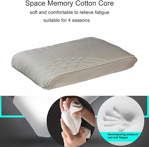 Miniatura 2 de Funda para reposabrazos de automóvil, almohadilla universal de espuma viscoelástica para consola central de automóvil, cojín para reposabrazos de