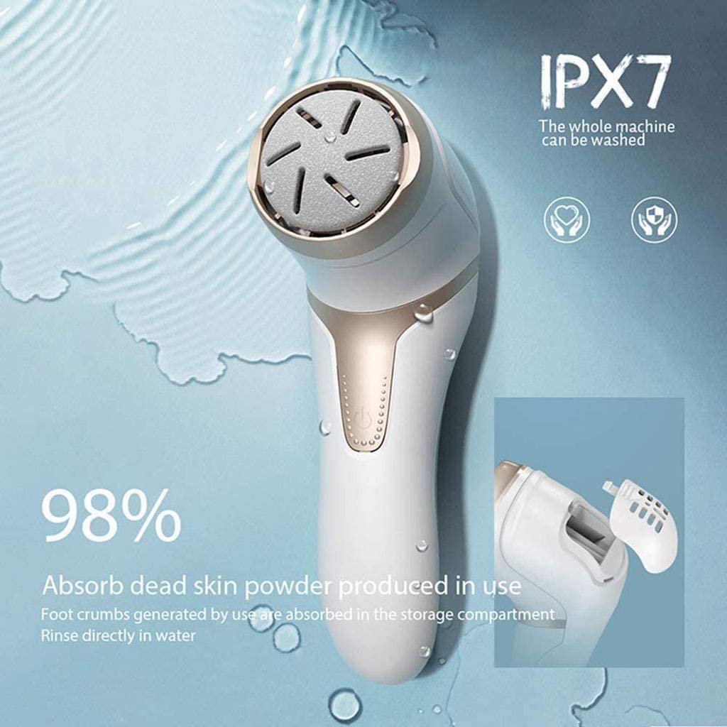 ARTSZY Smerigliatrice for Piedi, rimozione elettrica del callo del Piede, smerigliatrice elettrica Portatile for adsorbimento sottovuoto, Strumenti for Pedicure Ricaricabili Strumento for la Cura dei