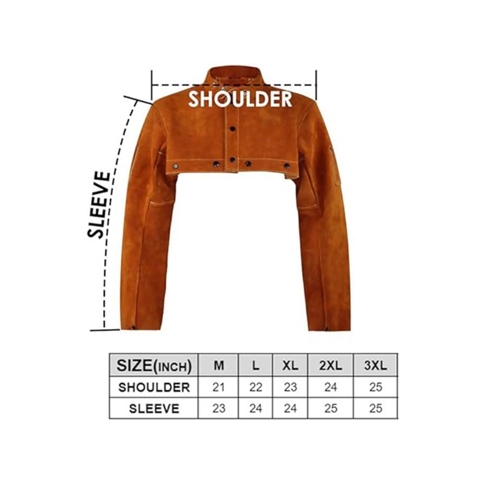Abrigo de trabajo ignífugo Diseño de brazo flexible Equipo de seguridad industrial liviano Adecuado para trabajar metales Ropa de soldadura profesional resistente a altas temperaturas