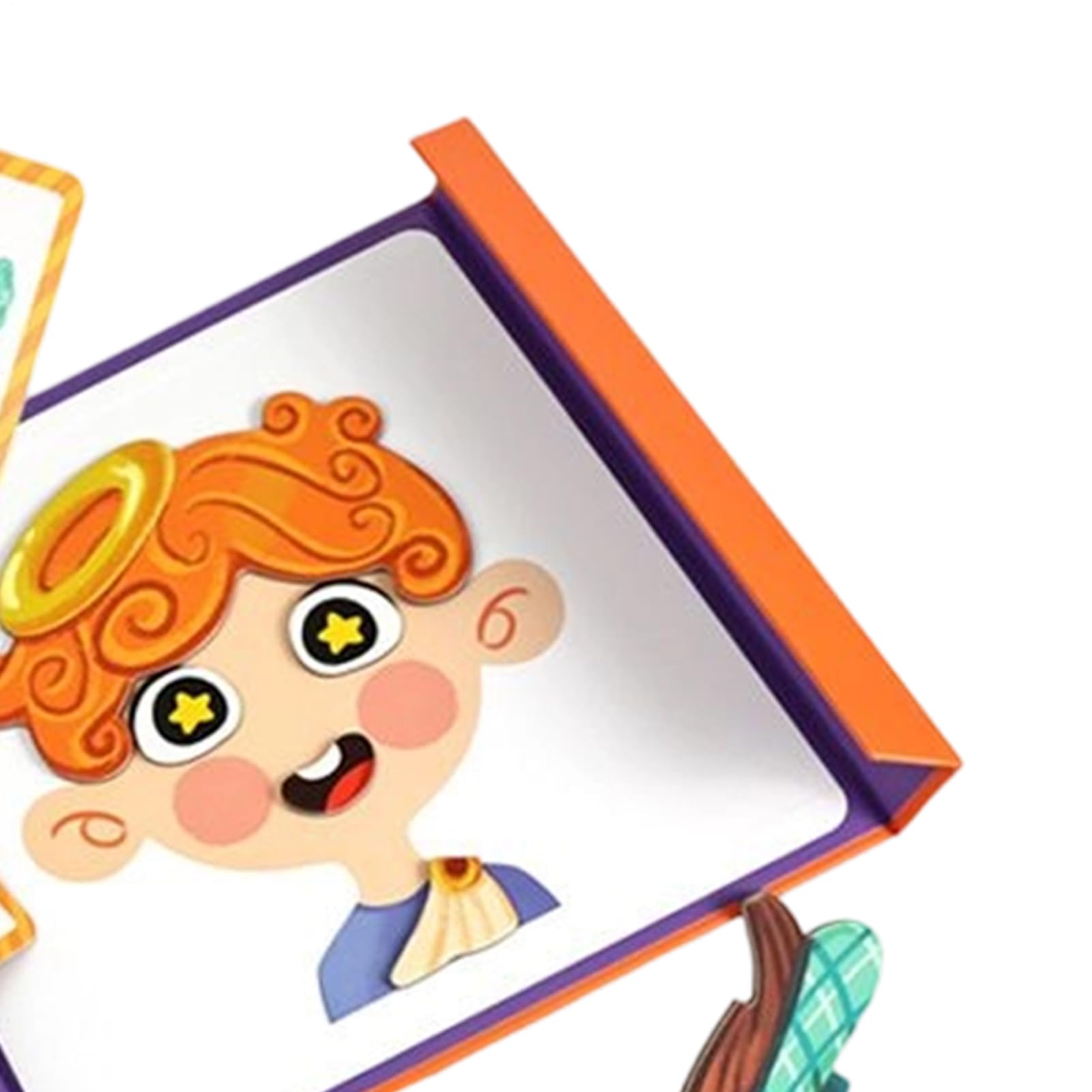 Genérico Puzle de Vestir,Tablero Magnético Educativo para DIY,Juegos de Vestir DIY y Hechos a Mano | para Niñas De 3 A 6 Años Juego De Imitación Preescolar Regalo