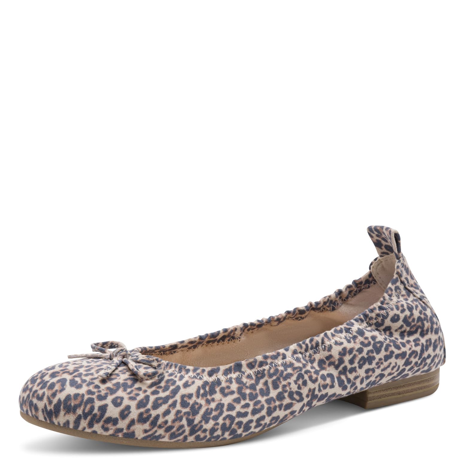 MARCO TOZZI Women Ballet Flats Soft Feel Me Footbed Soft Lining Vegan Modern, Beige (Leo Dune), 8.5 UK