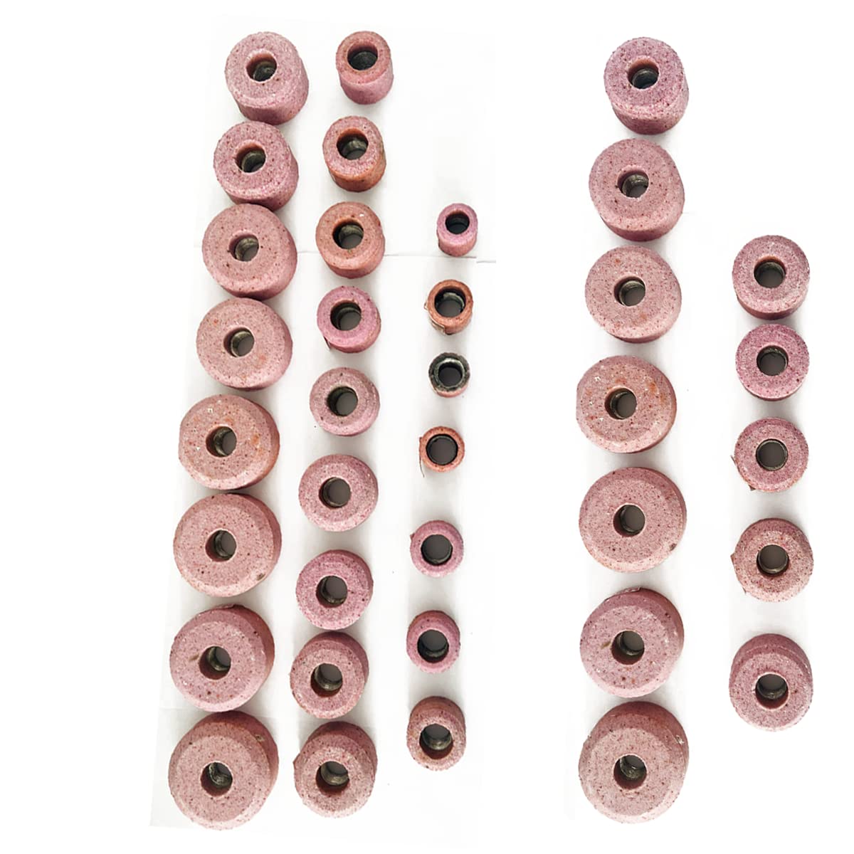 36 Pcs Sioux Valve Seat Grinding Stones/Wheels for Sioux Holder 11/16" Thread 80 Grit