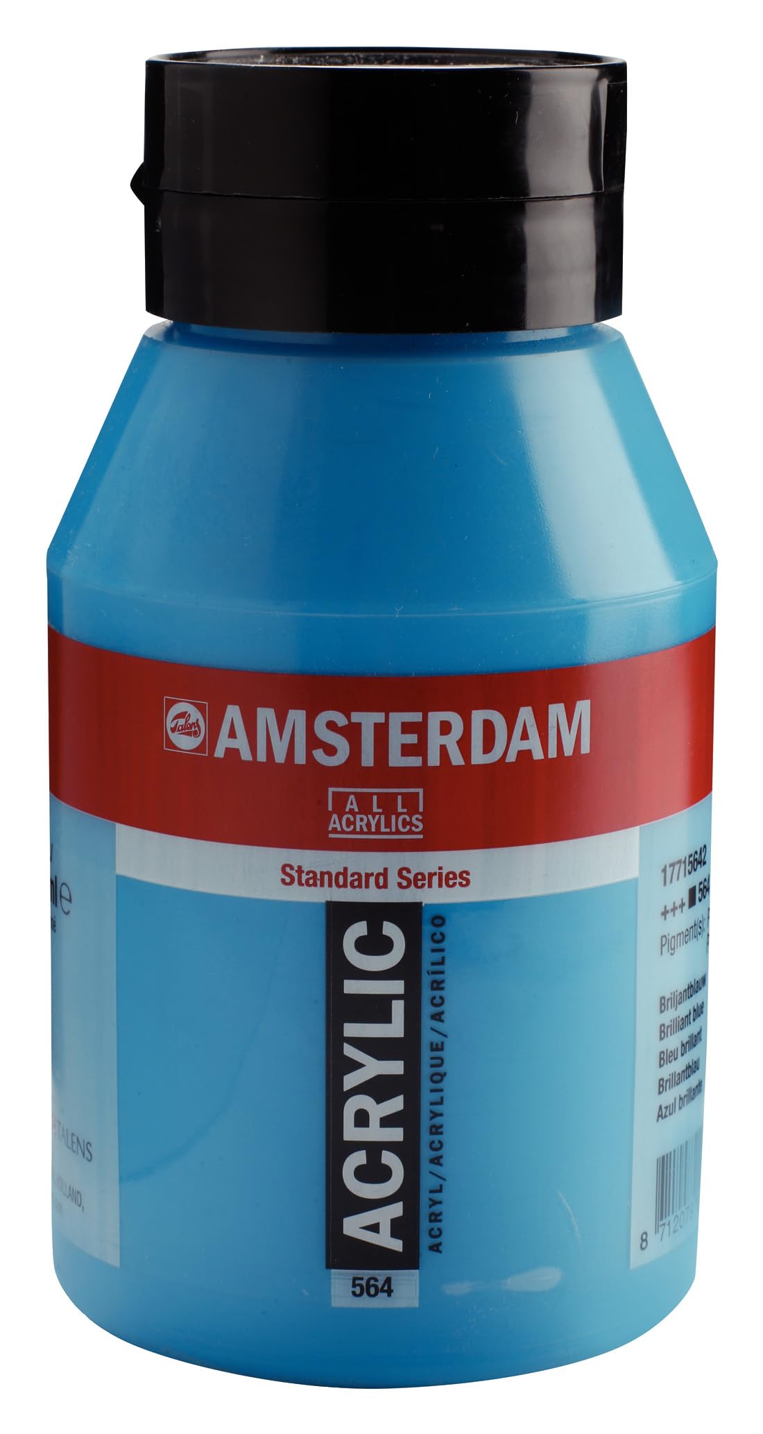 Amsterdam Acrylic Blue 1Ltr Paint - Brilliant Size 0.1