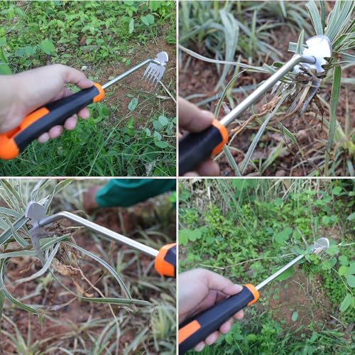 Outil de désherbage durable et robuste à poignée ergonomique - 5
