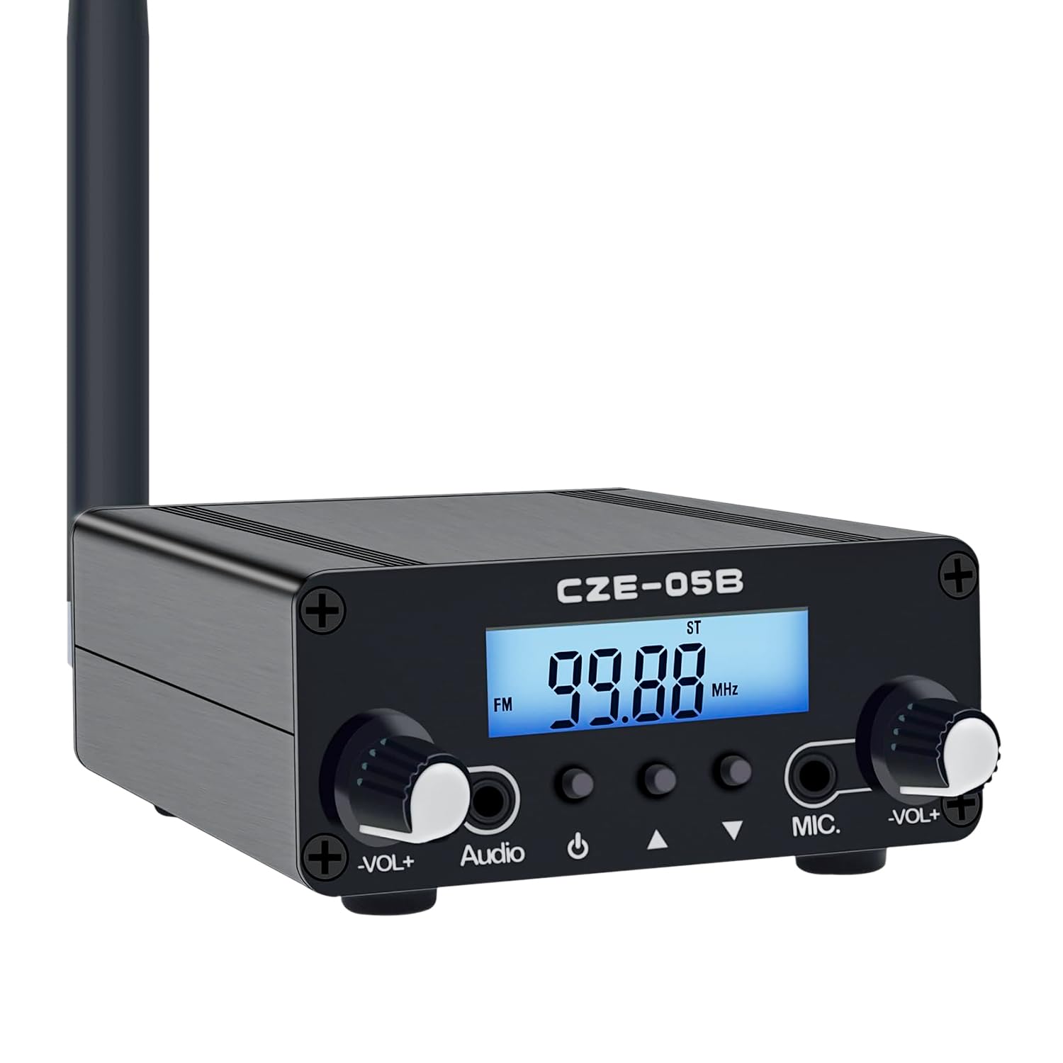 FM Transmitter for Church,Long Range Stereo Mini Radio Station for Drive-in Movie, School & Supermarket Events, Light Shows & Fireworks Display
