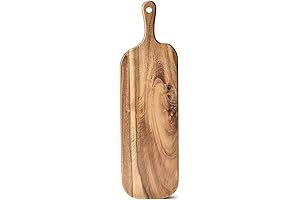 Acacia Wood Cutting Board with Handle