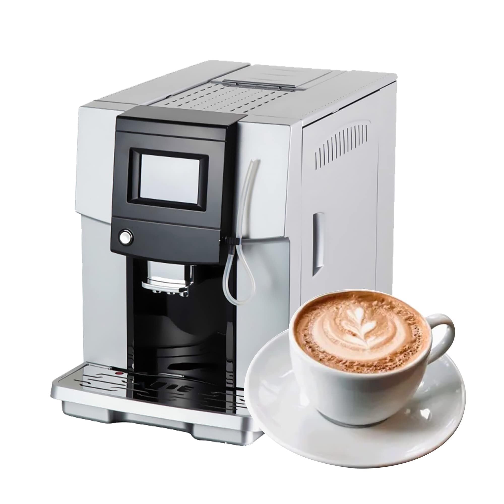 200W Automatic Espresso Machine 19-Bar Coffee Maker with Touchscreen Grinder
